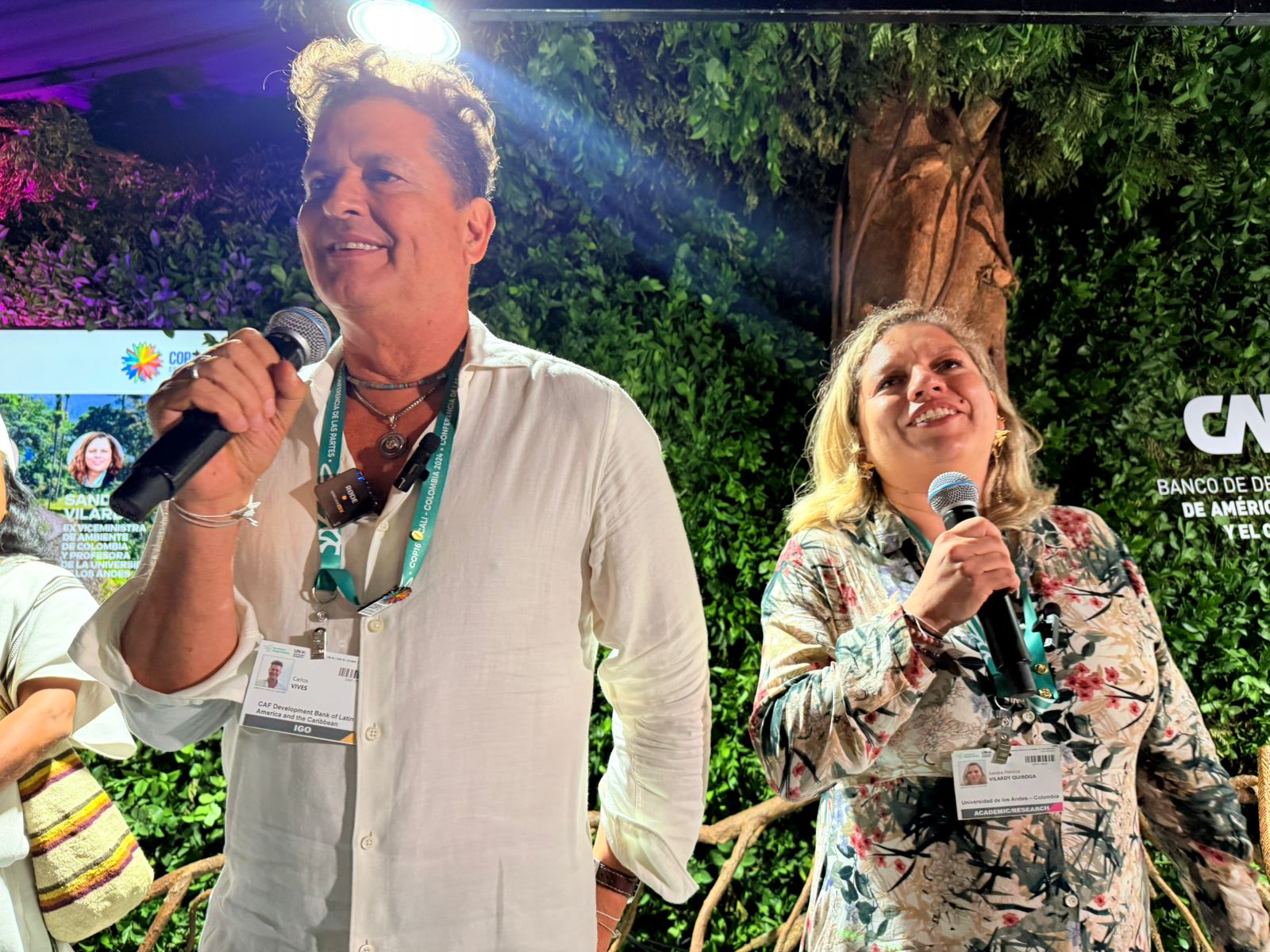 Carlos Vives y Sandra Vilardy