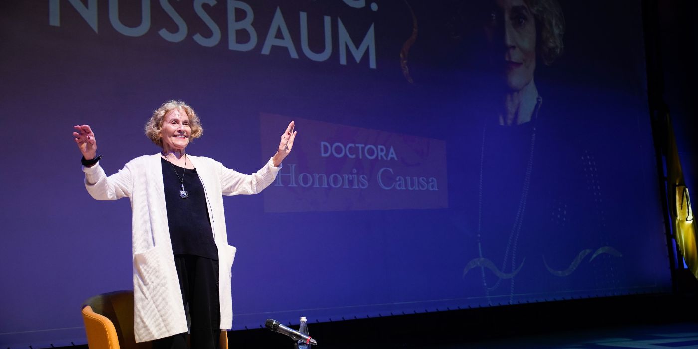 Entrega del Doctorado Honoris Causa a Martha Nussbaum