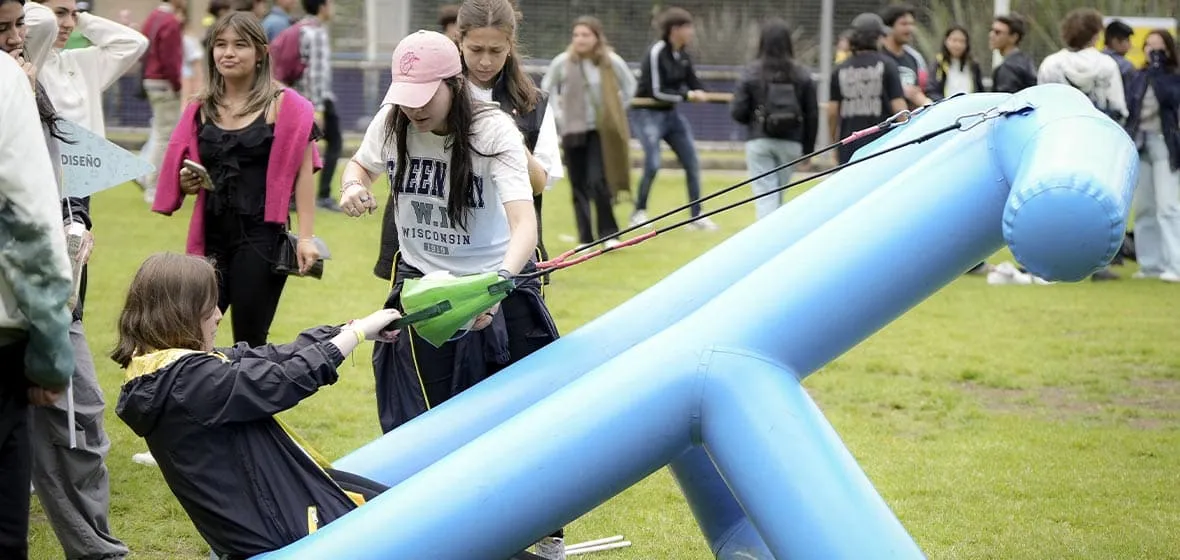 Después de la inducción llegó el momento de disfrutar las actividades en el Centro Deportivo.