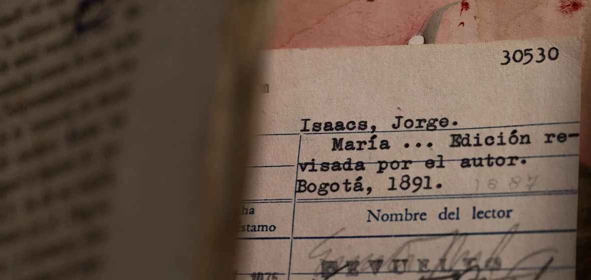 Ficha del libro revisado por Jorge Isaacs