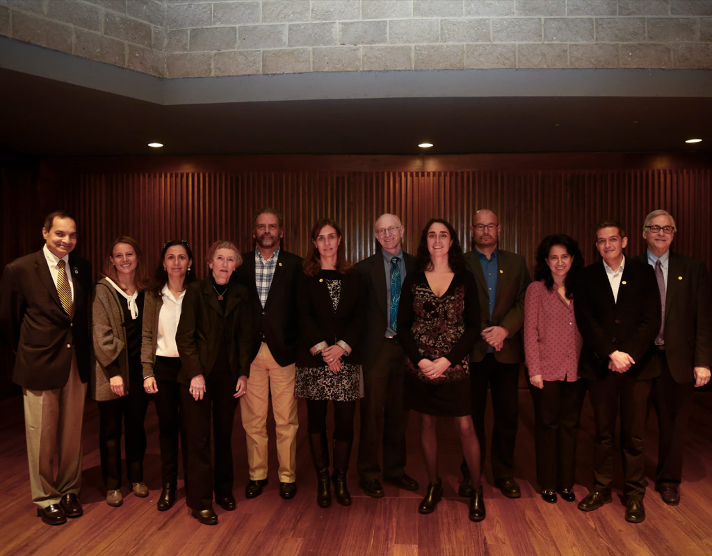 Delegados de la Universidad de los Andes y de la Universidad de Pittsburgh en el evento