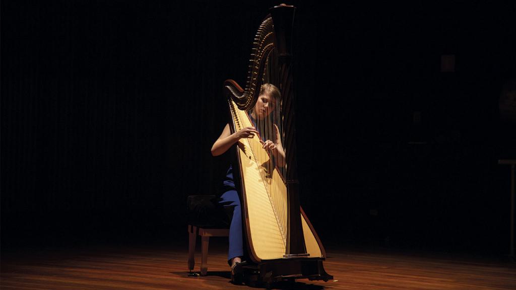 27 year-old Elisabeth Plank is the global harp ambassador. 