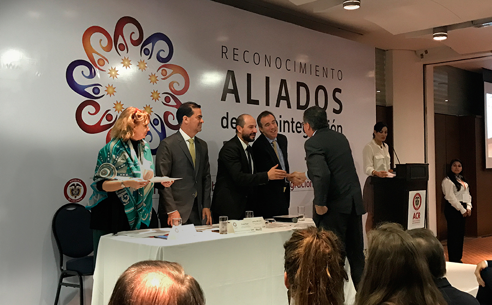 Los Andes recibe reconocimiento como aliada del proceso de reintegración