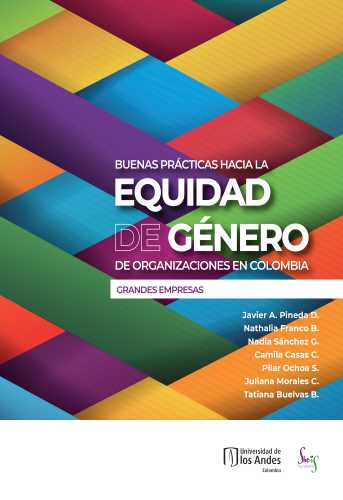 Cubierta del libro Buenas prácticas hacia la equidad de género de organizaciones en Colombia