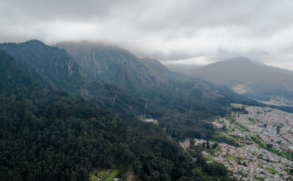 Cerros orientales de Bogotá 