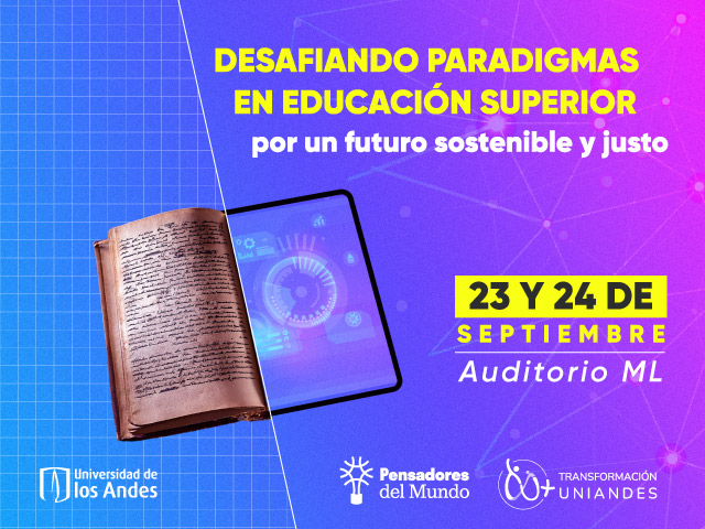 invitación evento: 'Desafiando paradigmas en educación'