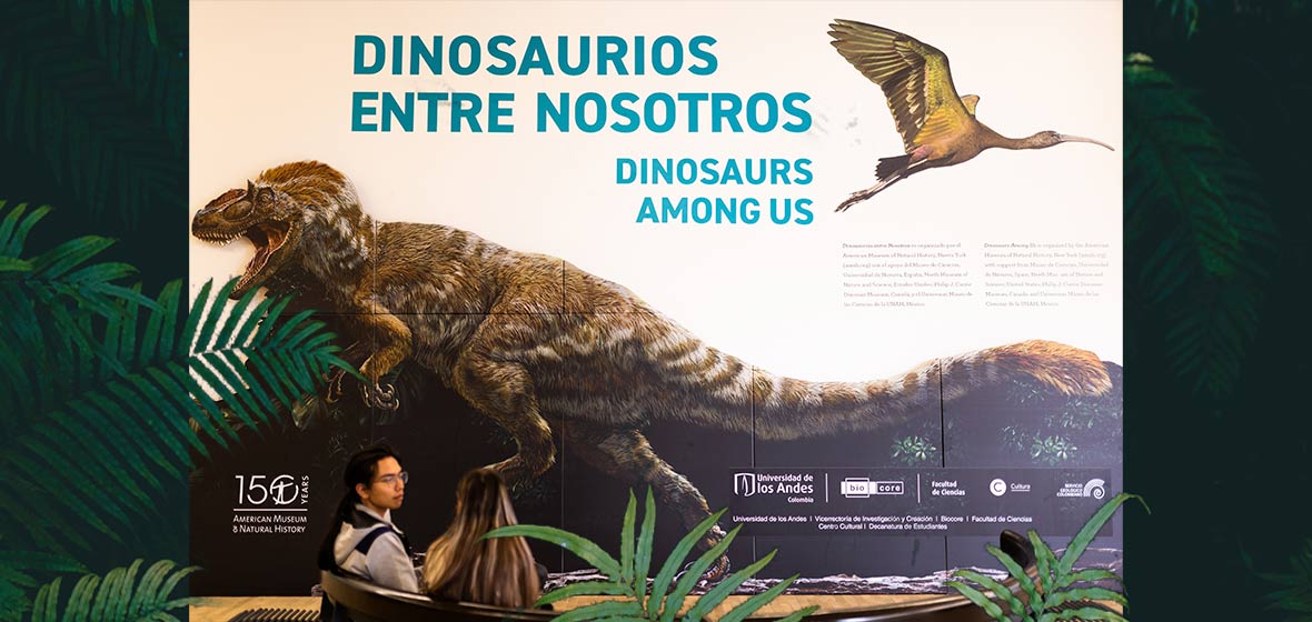 Exposición dinosaurios Uniandes 1