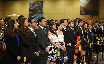 Grupo de graduandos de la Universidad de los Andes