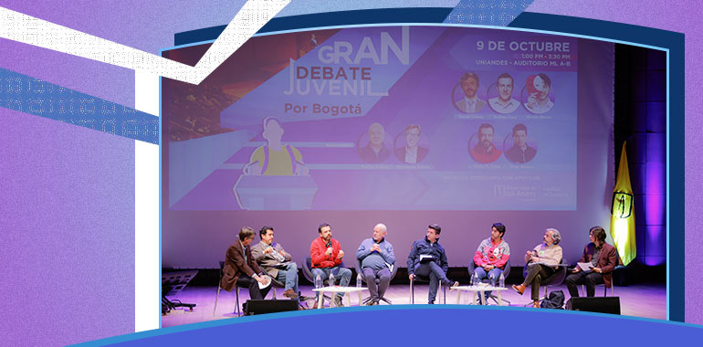 Foto debate con los candidatos a la Alcaldía de Bogotá 