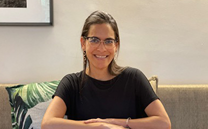 Andrea García Pradilla, egresada de la Facultad de Administración de Uniandes