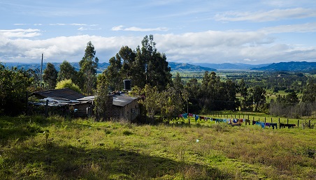 Imagen de una casa en territorio rural