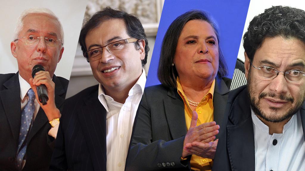 Imagen de líderes de izquierda en Colombia
