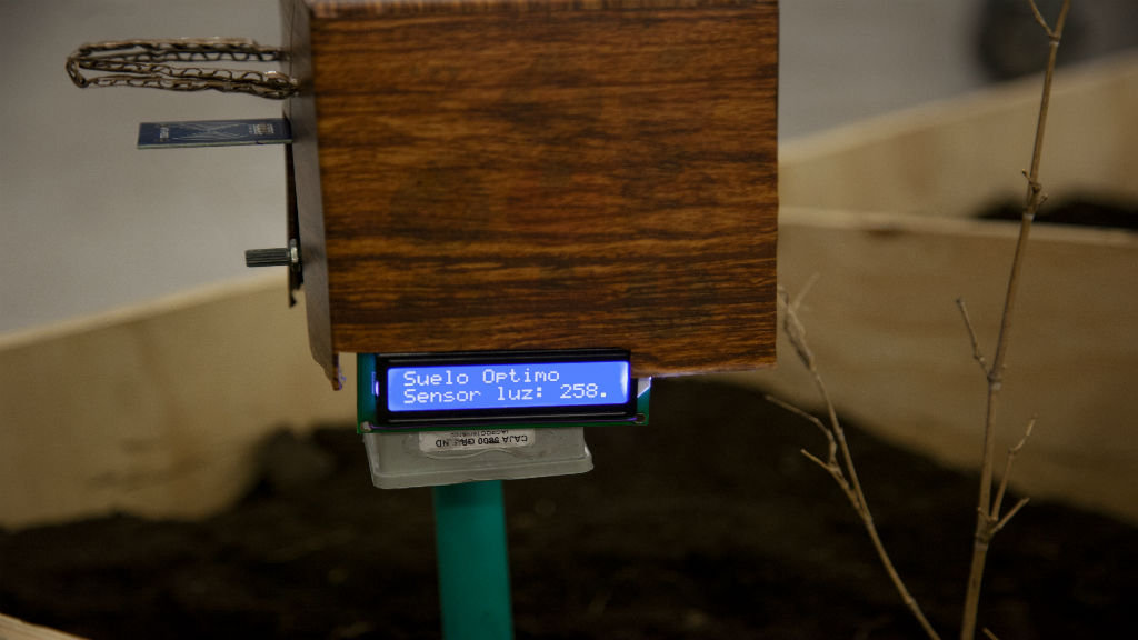 Prototipo de medición del suelo presentado en la Makeathon