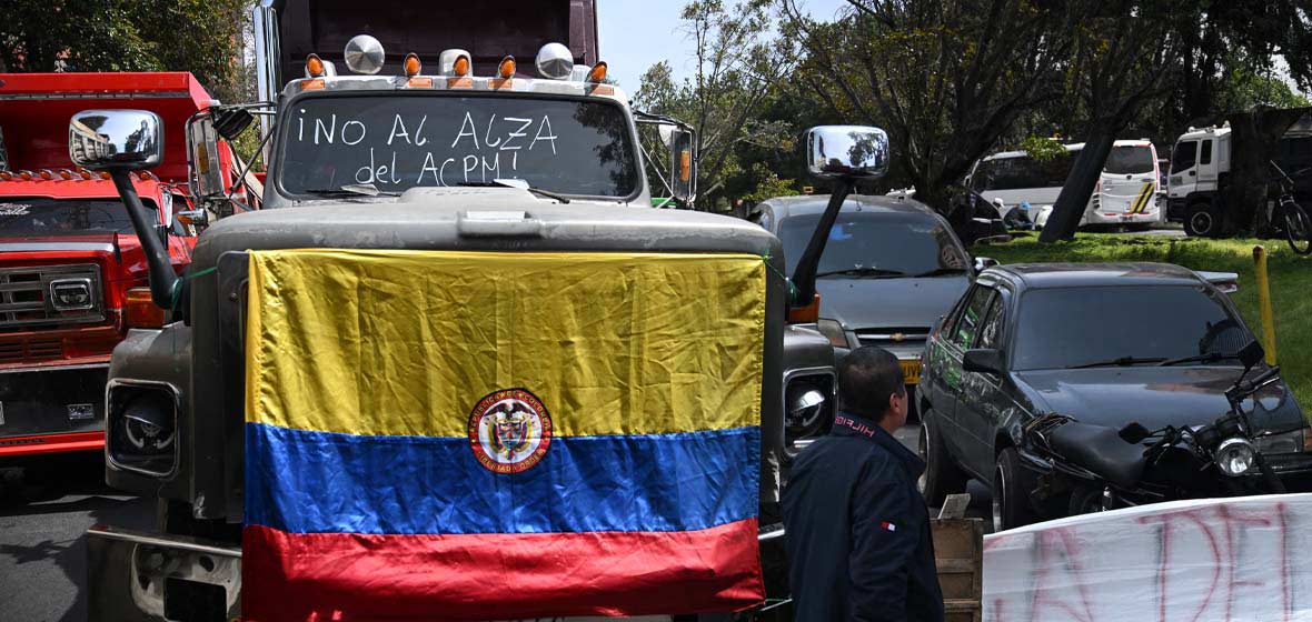 Paro camionero en Colombia 2024 ¿Qué pasará lo económico y lo político?