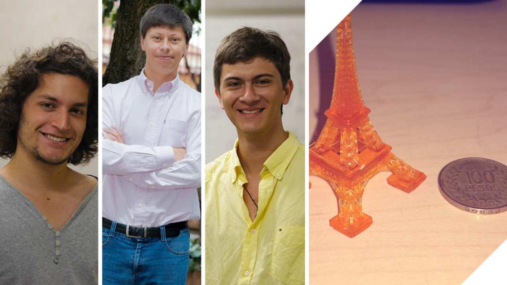 Tres investigadores de Los Andes reciben patente por microimpresora 3D
