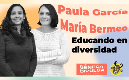 Paula García y María José Bermeo en Séneca Divulga