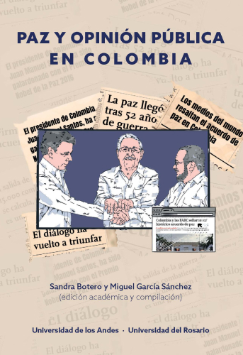 Cubierta del libro Paz y opinión pública en Colombia