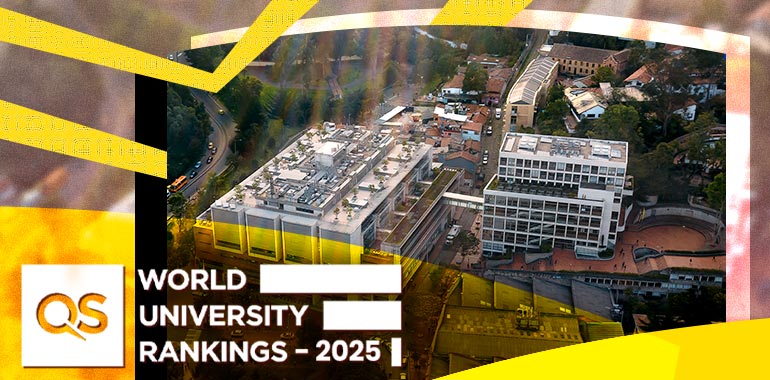 Universidad de los Andes y logo QS Ranking