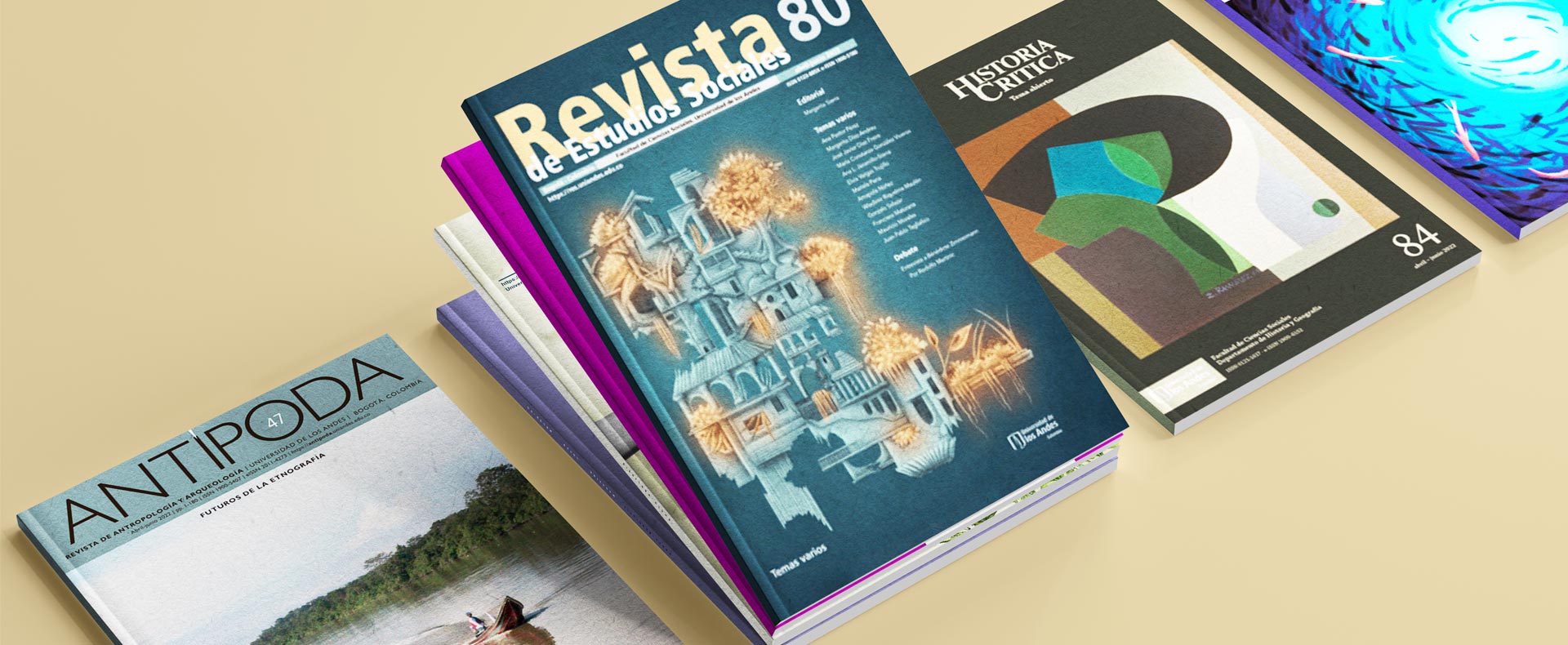 Composición con revistas indexadas de la Universidad de los Andes
