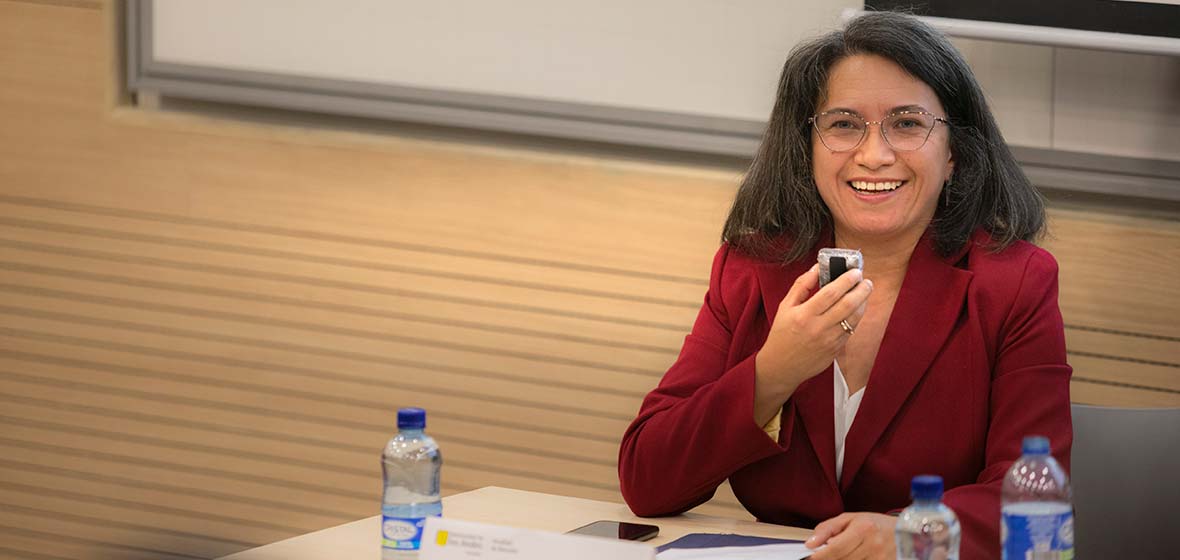 Eleonora Lozano, decana de la Facultad de Derecho de Los Andes