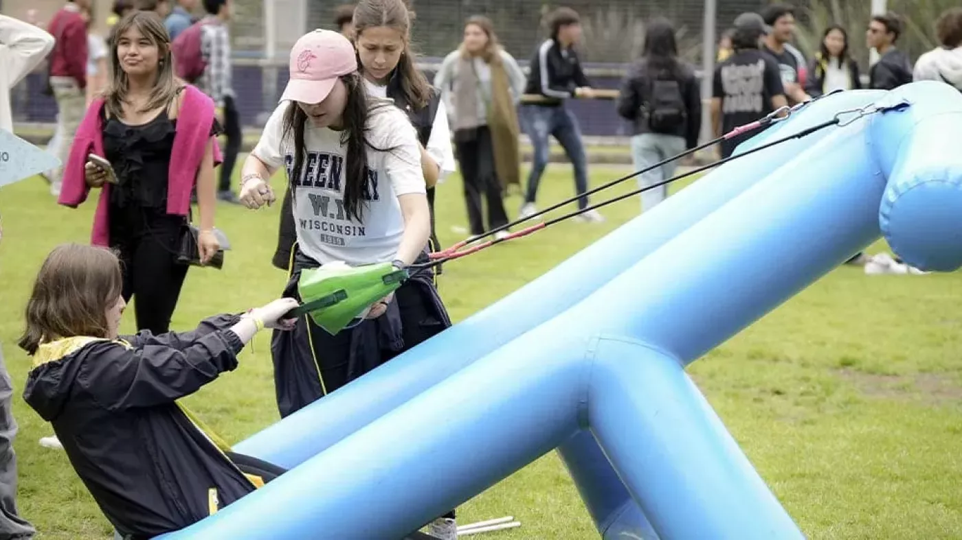 Después de la inducción llegó el momento de disfrutar las actividades en el Centro Deportivo.