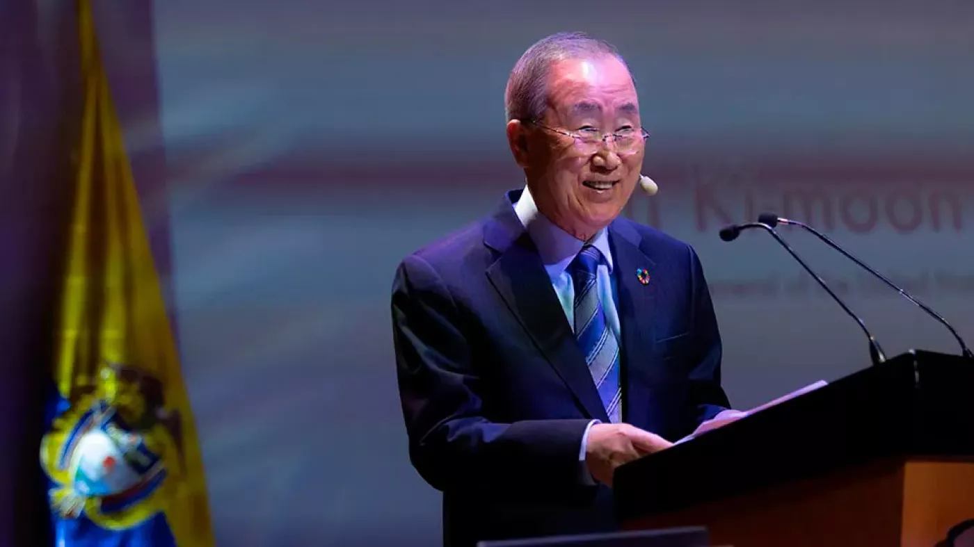 Ban Ki-moon en la Universidad de los Andes"