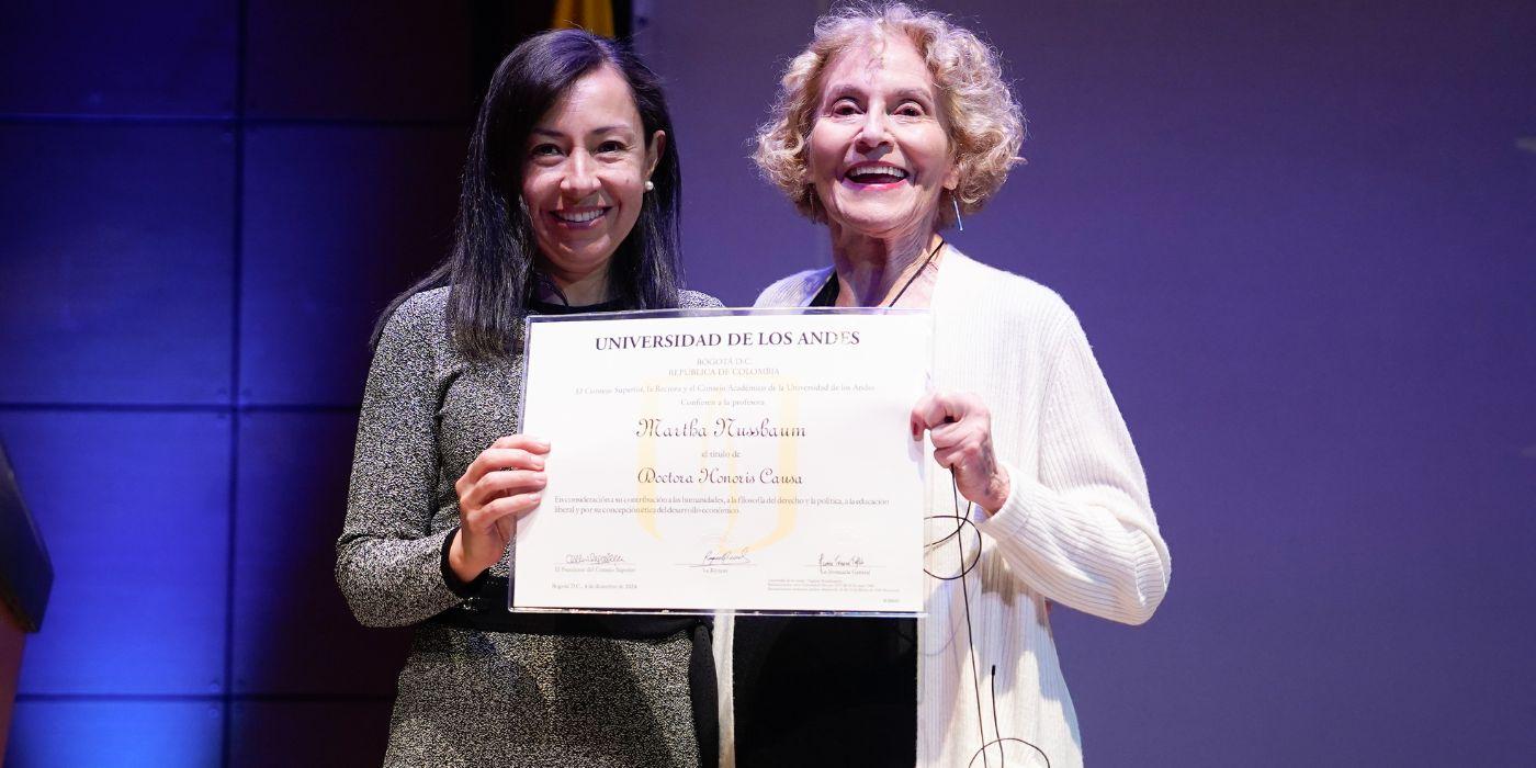 Raquel Bernal y Martha Nussbaum