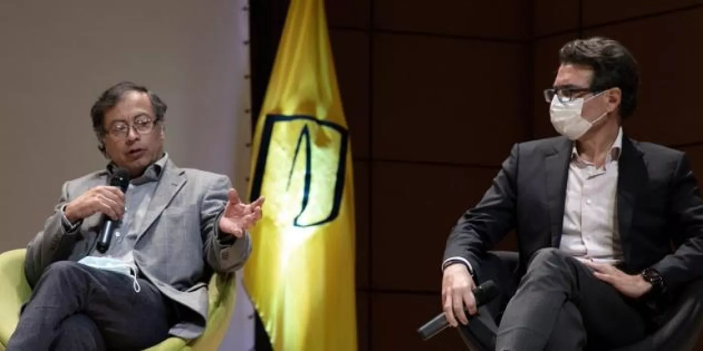 Gustavo Petro y Alejandro Gaviria