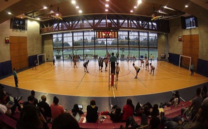 Imagen de la final jugada en el coliseo del Centro Deportivo de la Universidad de los Andes entre Uniandes y Uniminuto