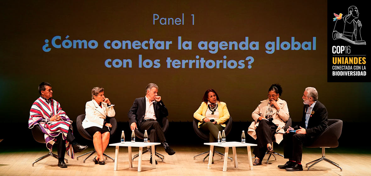 Panel ‘Diálogo agenda global y territorios: Unidos por un planeta saludable’